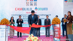 2025年10月14日柬埔寨首都金边举办工程机